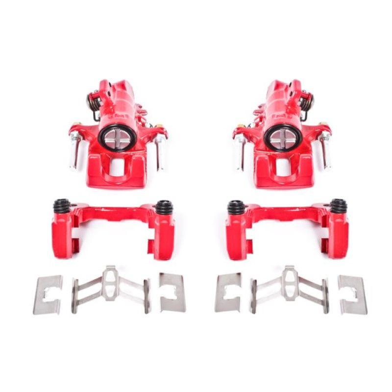 Power Stop 01-05 Acura EL Rear Red Calipers w/Brackets - Pair