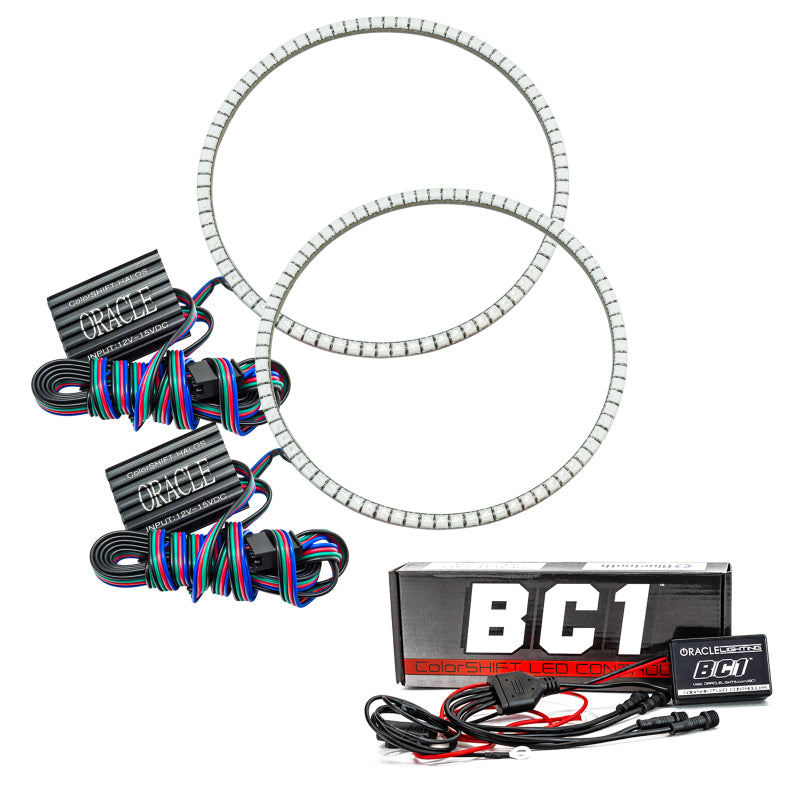 Oracle Jeep Wrangler TJ 97-06 LED Waterproof Halo Kit - ColorSHIFT w/ BC1 Controller SEE WARRANTY