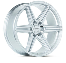 Load image into Gallery viewer, Vossen HF6-2 22x9.5 / 6x139.7 / ET20 / Deep Face / 106.1 - Silver Polished Wheel