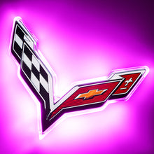 Load image into Gallery viewer, Oracle Corvette C7 Rear Illuminated Emblem - Pink SEE WARRANTY