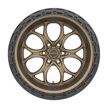 Load image into Gallery viewer, Weld Off-Road W106 20X12 Ledge 6X139.7 ET-44 BS4.75 Satin Bronze / Black Ring 106.1