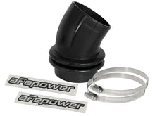 Load image into Gallery viewer, aFe Magnum FORCE Silicone Coupling Kit 3-1/2in ID x 30 Deg. Bellows Elbow - Black