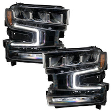 Load image into Gallery viewer, Oracle 19-21 Chevy Silverado 1500 RGB+W Headlight DRL Upgrade Kit - ColorSHIFT SEE WARRANTY