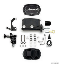 Load image into Gallery viewer, Wilwood Compact Tandem M/C - 7/8in Bore w/Bracket and Valve fits Mustang (Pushrod) - Black