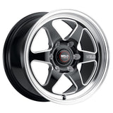 Weld S156 17x7 Ventura 6 Drag 6x127 ET10 BS4.375 Gloss BLK MIL DIA 78.1