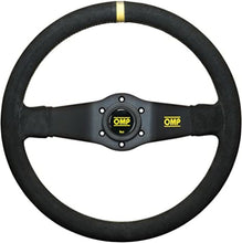 Load image into Gallery viewer, OMP Rally Dished Steering Wheel 350mm - Small Suede (Black)