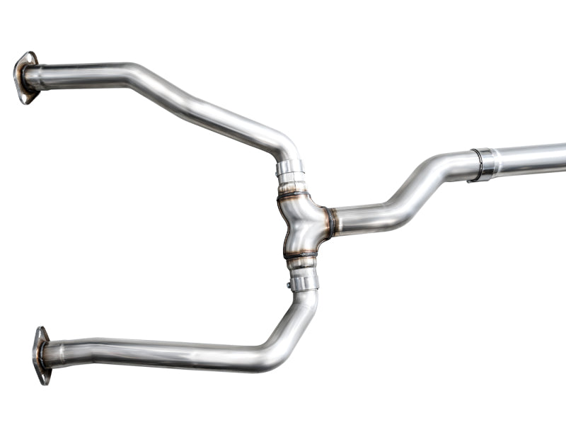 AWE 0FG Exhaust for 3rd Gen Toyota Tundra - Dual Diamond Black Tips