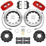 Wilwood 95-98 Nissan Skyline Aerolite 6R Front BBK w/ 14.00in Slotted Rotors & Flexlines - Red