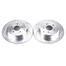 Load image into Gallery viewer, Power Stop 07-13 Acura MDX Rear Evolution Drilled &amp; Slotted Rotors - Pair