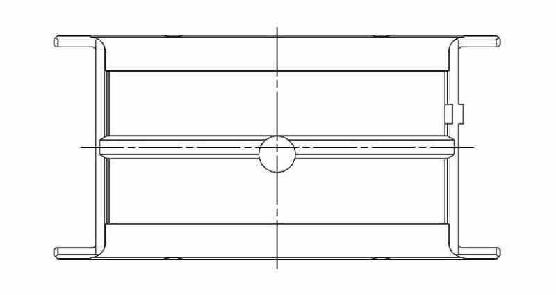 ACL Chevy V8 396/402/427/454 Race Series STD Size Main Bearing Set with Ext Oil Clearance - CT-1 Ctd