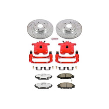 Load image into Gallery viewer, Power Stop 02-06 Acura RSX Front Z26 Street Warrior Brake Kit w/Calipers