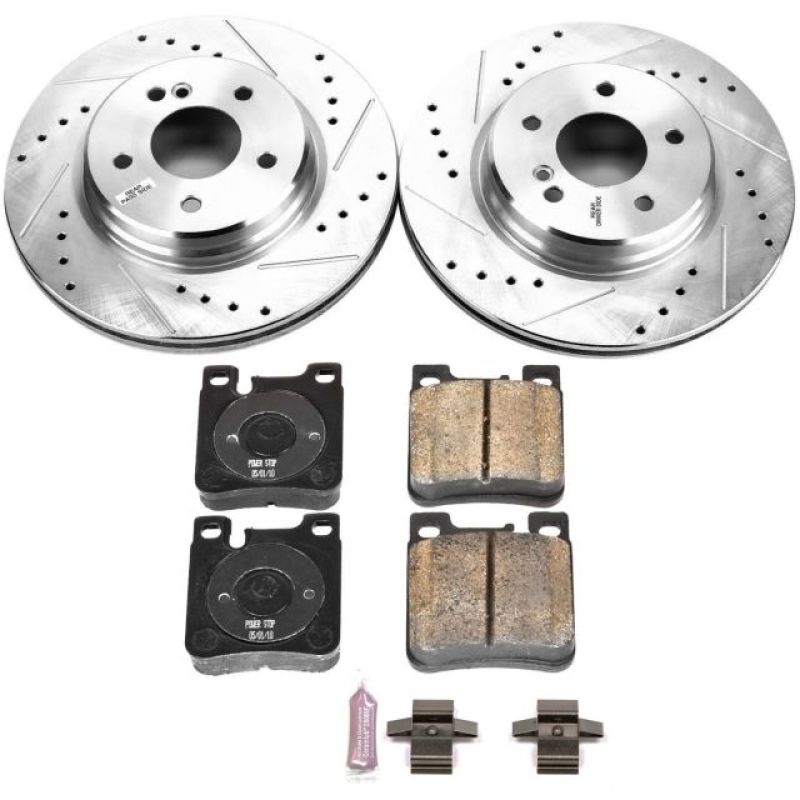 Power Stop 98-00 Mercedes-Benz C43 AMG Rear Z23 Evolution Sport Brake Kit