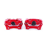 Power Stop 07-11 Lexus GS350 Rear Red Calipers w/Brackets - Pair