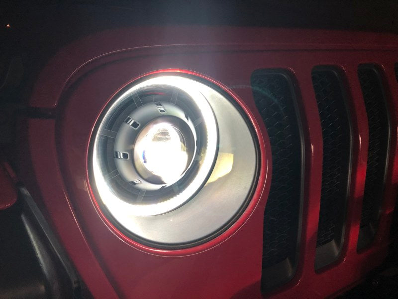 Oracle Jeep JL/Gladiator JT Oculus Bi-LED Projector Headlights - Amber/White Switchback SEE WARRANTY