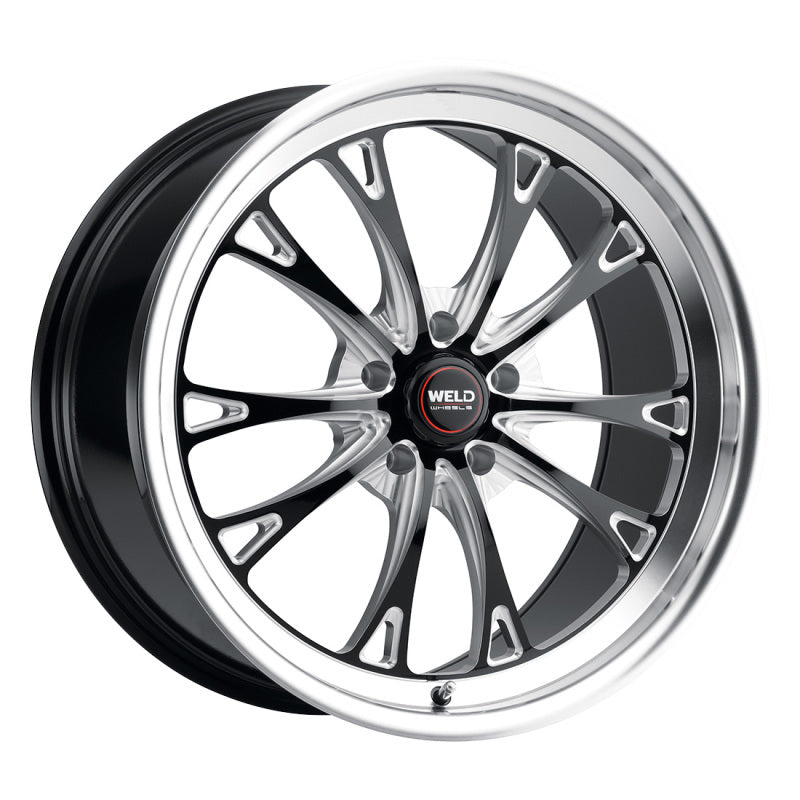 Weld Belmont 20x10.5 / 5x127 BP / ET13 BS6.25 Gloss Black MIL DIA 78.1