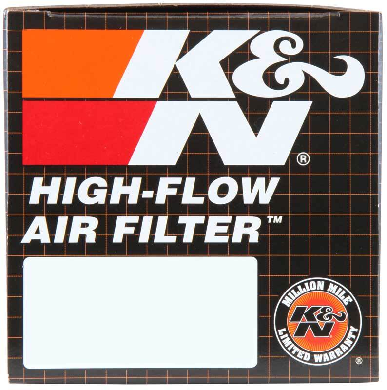 K&N Universal Clamp-On Air Filter - 2 1/4in 10 DEG FLG 3 1/2in OD 6in H