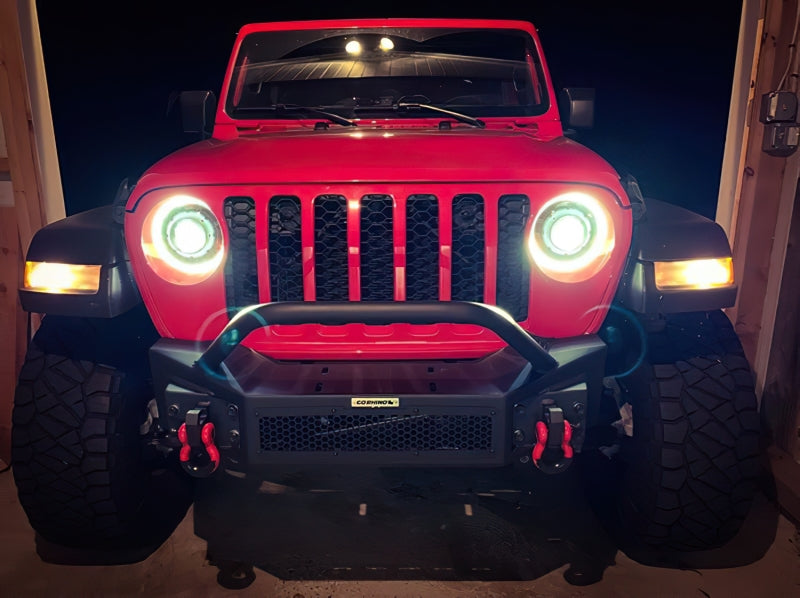 Oracle Jeep JL/Gladiator JT Oculus Bi-LED Projector Headlights - Amber/White Switchback SEE WARRANTY