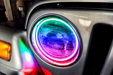 Load image into Gallery viewer, Oracle Jeep Wrangler TJ 97-06 LED Waterproof Halo Kit - ColorSHIFT SEE WARRANTY