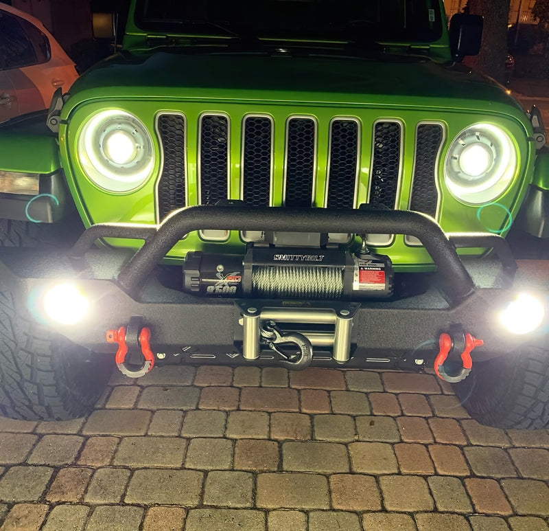 Oracle Jeep JL/Gladiator JT Oculus Bi-LED Projector Headlights - Amber/White Switchback SEE WARRANTY