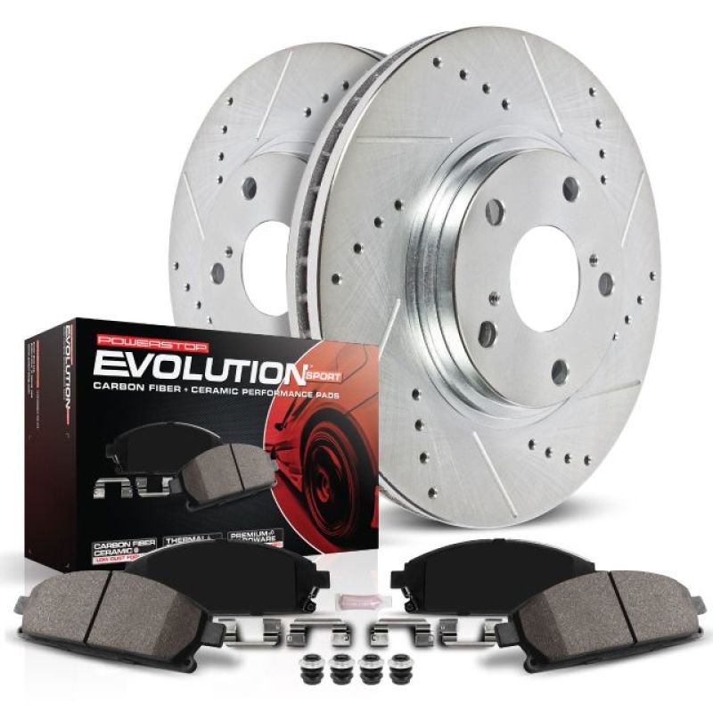 Power Stop 02-05 Ford Explorer Front Z23 Evolution Sport Brake Kit