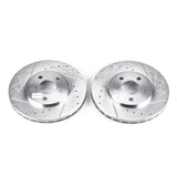 Power Stop 95-00 Chrysler Cirrus Front Evolution Drilled & Slotted Rotors - Pair