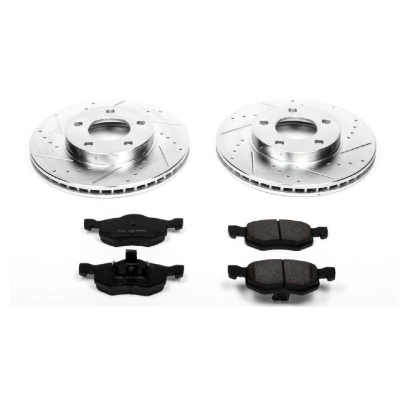 Power Stop 01-07 Ford Escape Front Z23 Evolution Sport Brake Kit