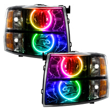 Load image into Gallery viewer, Oracle 07-13 Chevrolet Silverado SMD HL - Blk - Round Style - ColorSHIFT w/o Cntrl SEE WARRANTY