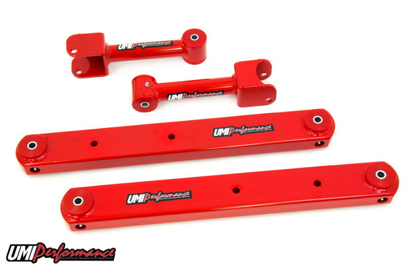 UMI Performance 78-88 GM G-Body Rear Control Arm Kit Fully Boxed Lowers