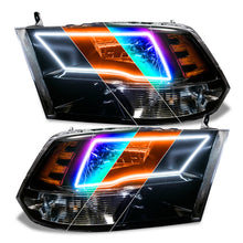 Load image into Gallery viewer, Oracle 09-18 Dodge Ram Switchback Quad Headlight Halo Kit - RGB+A + w/ RF Controller SEE WARRANTY