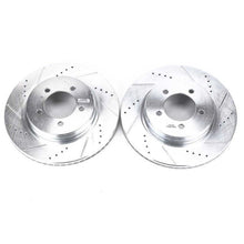 Load image into Gallery viewer, Power Stop 02-05 Ford Explorer Front Evolution Drilled &amp; Slotted Rotors - Pair