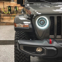 Load image into Gallery viewer, Oracle Oculus BiLED Projector Headlights for Jeep JL/Gladiator JT  Satin Silver 5500K SEE WARRANTY