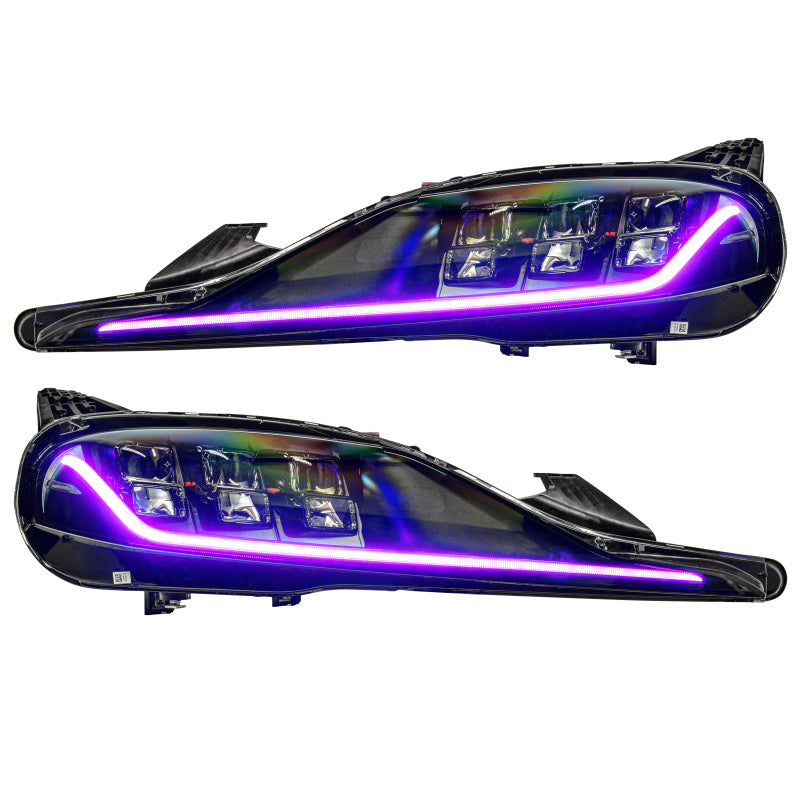 Oracle 20-21 Toyota Supra GR RGB+A Headlight DRL Upgrade Kit - ColorSHIFT SEE WARRANTY