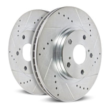 Load image into Gallery viewer, Power Stop 98-99 Acura CL Rear Evolution Drilled &amp; Slotted Rotors - Pair