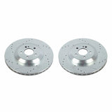 Power Stop 19-20 Mercedes-Benz CLS450 Rear Evolution Drilled & Slotted Rotors - Pair