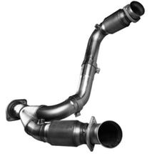 Load image into Gallery viewer, Kooks 09-10 GM 1500 Series Truck 6.2L 3in x OEM Out Cat SS Y Pipe Kooks HDR Req