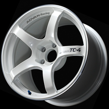 Load image into Gallery viewer, Advan TC4 18x9.5 +35 5-114.3 Racing White Metallic Wheel