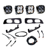 Baja Designs 2023+ Ford Super Duty Squadron Pro/SAE 2.0 Dual Fog Pocket Kit (SAE Fog) - Clear