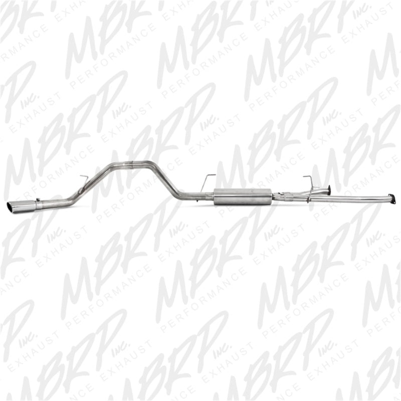 MBRP 2009-2010 Toyota Tundra 5.7L EC-Std. & SB/CC-SB Cat Back Single Side