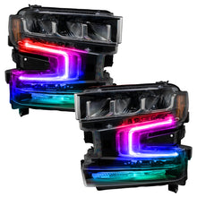 Load image into Gallery viewer, Oracle 19-21 Chevy Silverado 1500 RGB+W Headlight DRL Kit - ColorSHIFT w/ BC1 Cntrl SEE WARRANTY