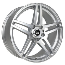 Load image into Gallery viewer, Enkei RSF5 18x8 40mm Offset 5x100 Bolt Pattern 72.6mm Bore Dia Silver Machined Wheel