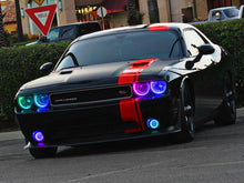 Load image into Gallery viewer, Oracle Dodge Challenger 08-14 LED Waterproof Halo Kit - ColorSHIFT w/o Controller SEE WARRANTY