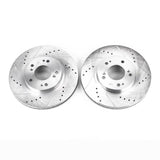 Power Stop 04-08 Mitsubishi Endeavor Front Evolution Drilled & Slotted Rotors - Pair