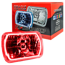 Load image into Gallery viewer, Oracle Pre-Installed Lights 7x6 IN. Sealed Beam - Red Halo SEE WARRANTY