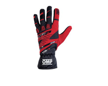 Load image into Gallery viewer, OMP KS-3 Gloves Black/Red - Size Xxs