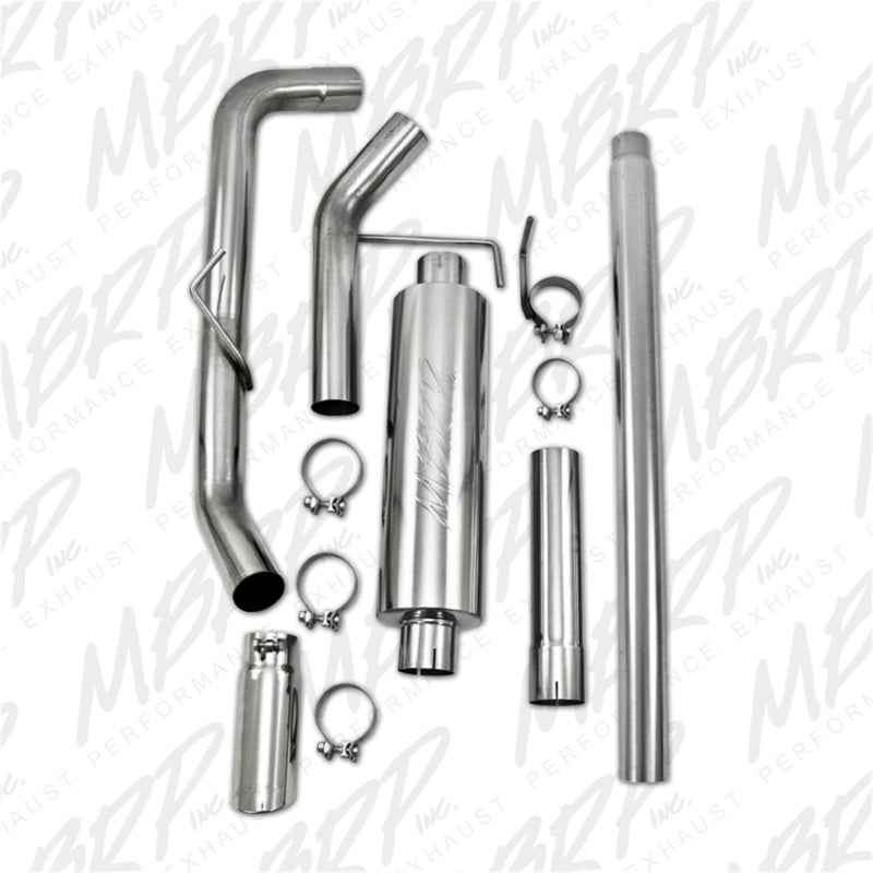 MBRP 2004-2008 Ford F150 EC/CC-SB Cat Back Single Side