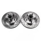 Power Stop 95-97 Chevrolet Blazer Front Evolution Drilled & Slotted Rotors - Pair