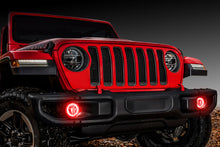 Load image into Gallery viewer, Oracle Jeep Wrangler JL/Gladiator JT LED Surface Mount Fog Light Halo Kit - Red SEE WARRANTY