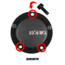 Load image into Gallery viewer, Konig Cap Screw Set of 3 (Black) For CAPFFB - Flow Formed