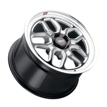 Load image into Gallery viewer, Weld Racing 17x10 Laguna Drag Wheel 5x127 ET38 BS7.00 Gloss BLK MIL DIA 71.5