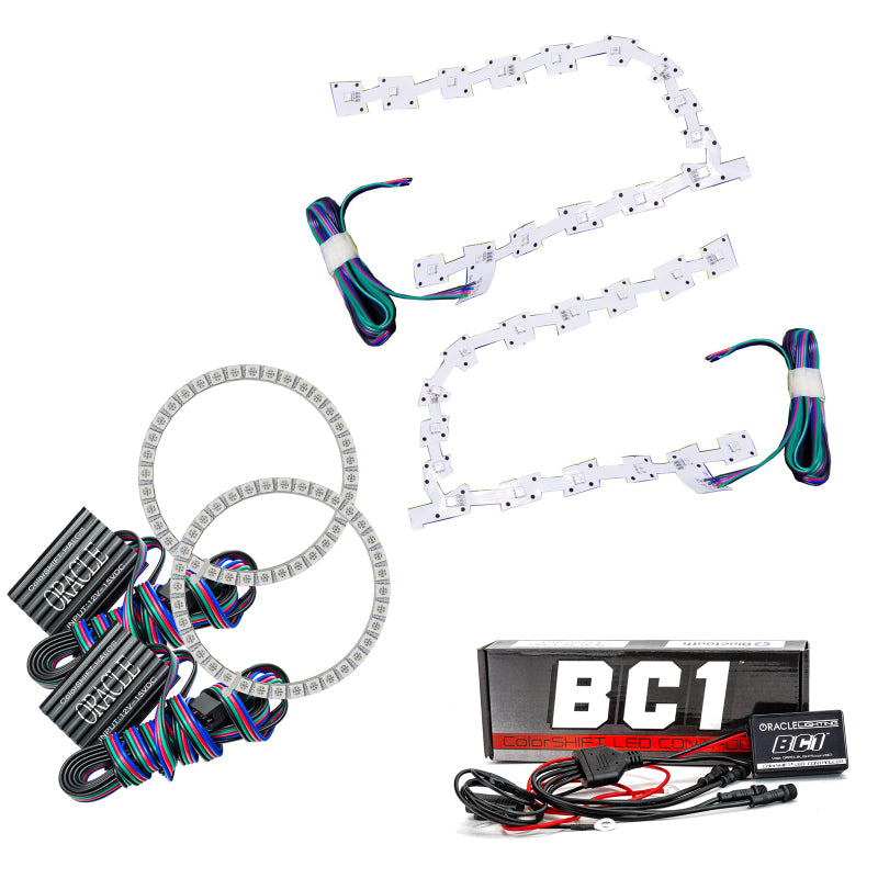 Oracle 11-19 Chrysler 300C DRL Upgrade w/ Halo Kit - ColorSHIFT w/ BC1 Controller SEE WARRANTY